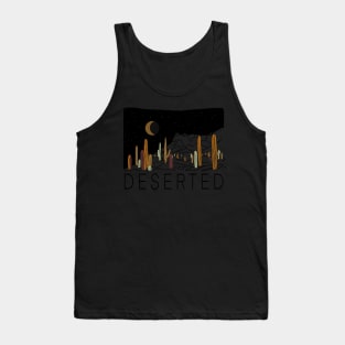 Deserted desert landscape Tank Top